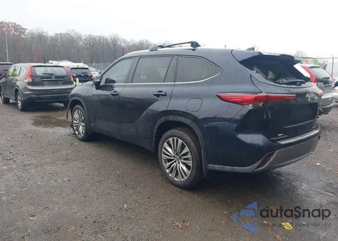2023 Toyota Highlander Hybrid Platinum из США, поврежденный, VIN 5TDEBRCH5PS130076